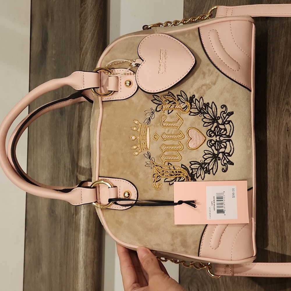 Juicy Couture Heritage Bowler Bag Cafe